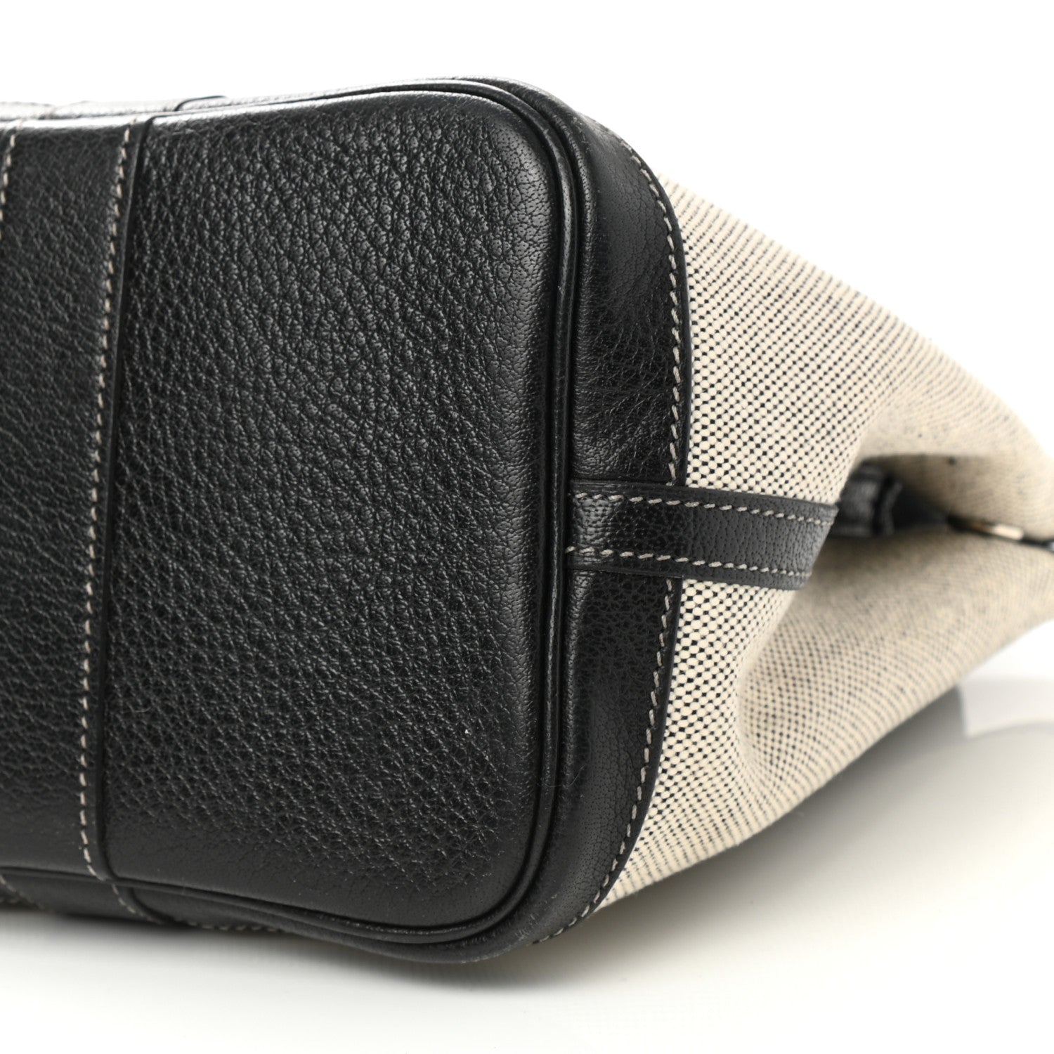 Hermes Twill D H Negonda Garden Party 30 TPM Ecru Black 8 of 9