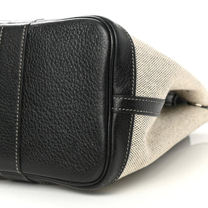 Hermes Twill D H Negonda Garden Party 30 TPM Ecru Black 8 of 9
