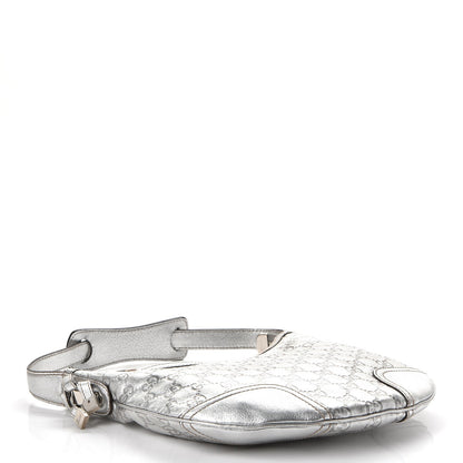 Gucci Metallic Guccissima Small Princy Hobo Silver 4 of 10