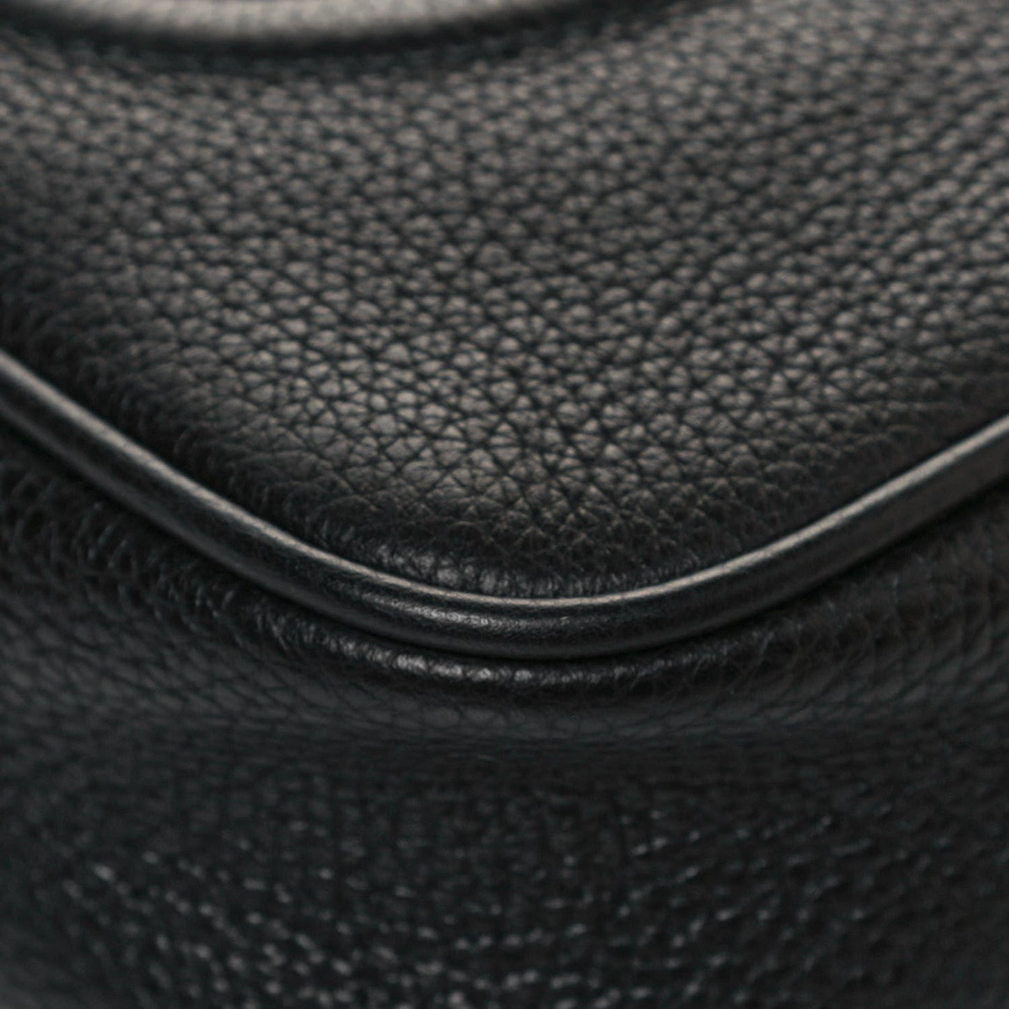 Pebbled Calfskin Mini Soho Disco Bag Black