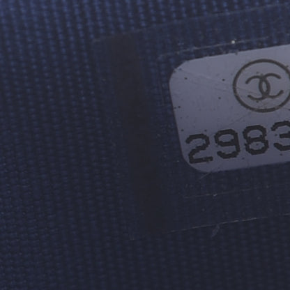 Chanel Caviar Quilted Incognito Card Holder Blue 7 of 8