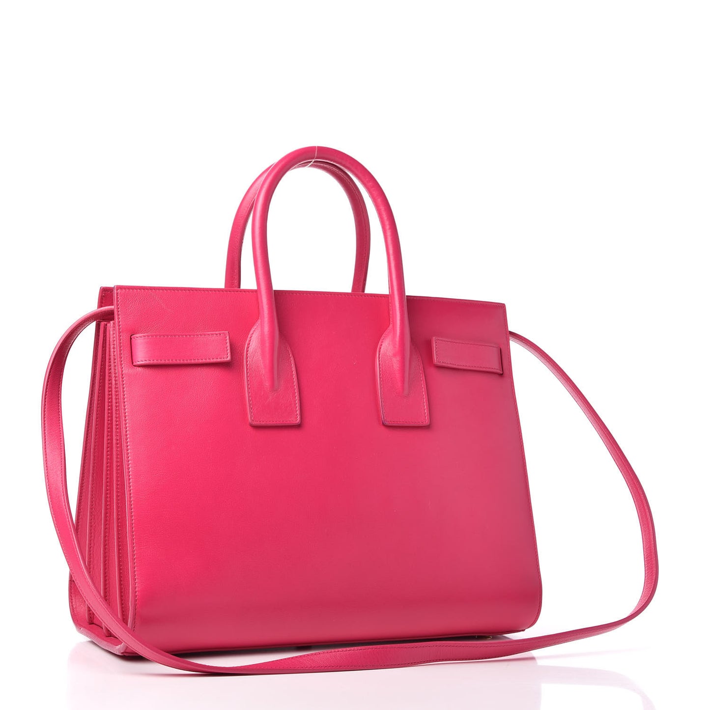 Calfskin Small Sac De Jour Lipstick Fuchsia