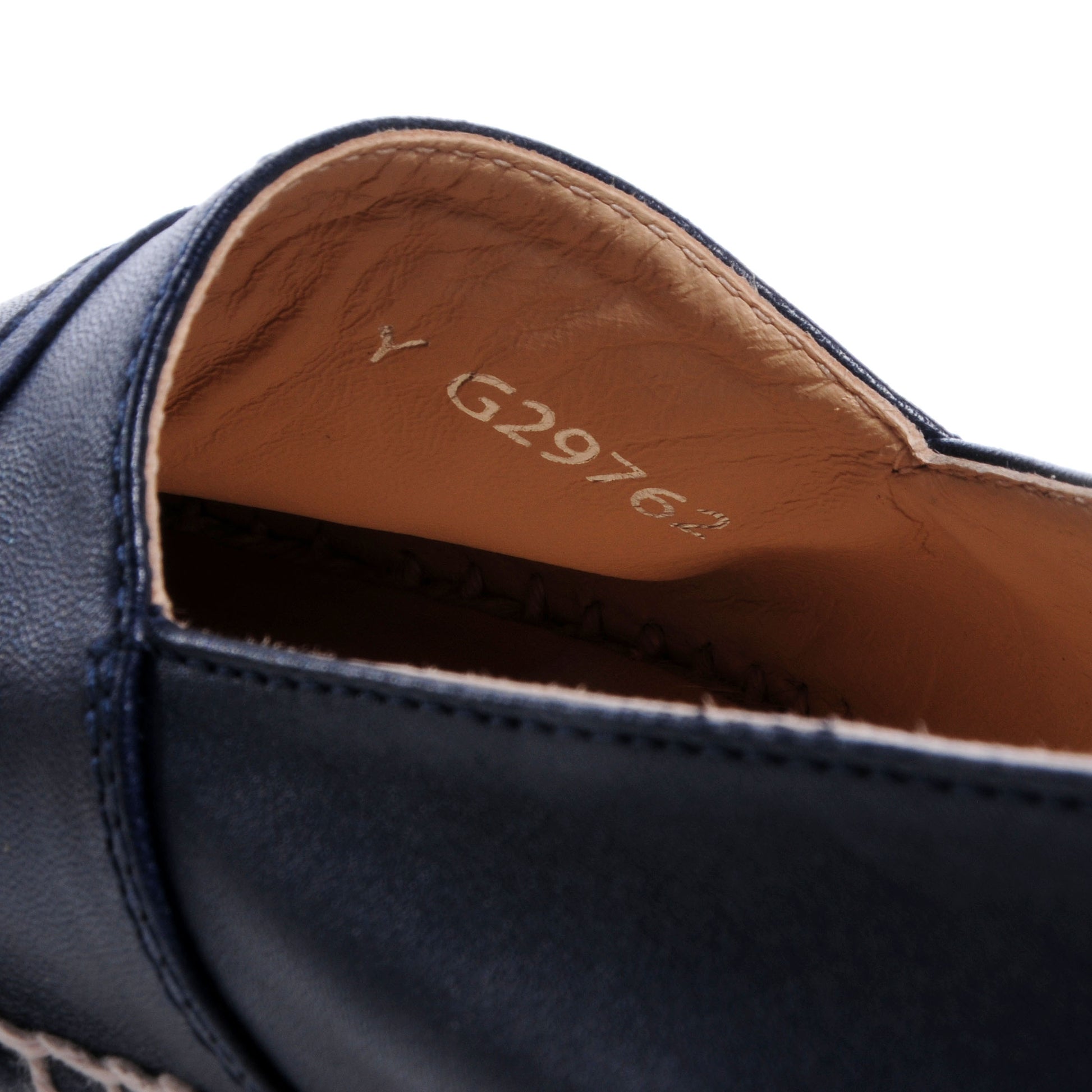 Chanel Lambskin Espadrilles Navy Black 37 6 of 6