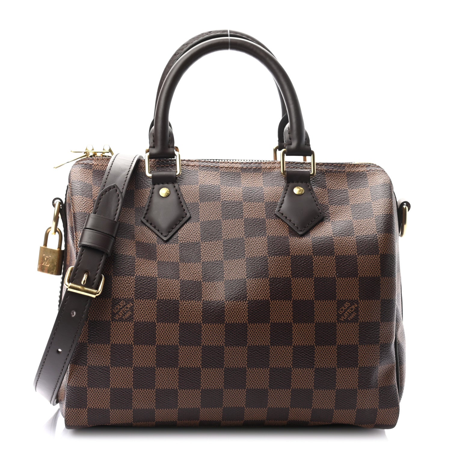 Louis Vuitton Damier Ebene Speedy Bandouliere 25 1 of 12