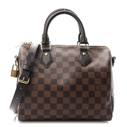 Louis Vuitton Damier Ebene Speedy Bandouliere 25 1 of 12
