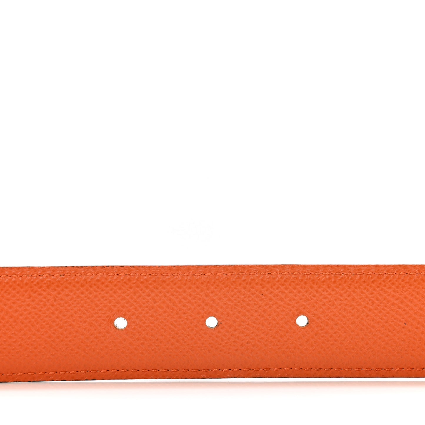 Epsom Swift 24mm Mini Constance Guilloche H Belt 80 32 Black Orange