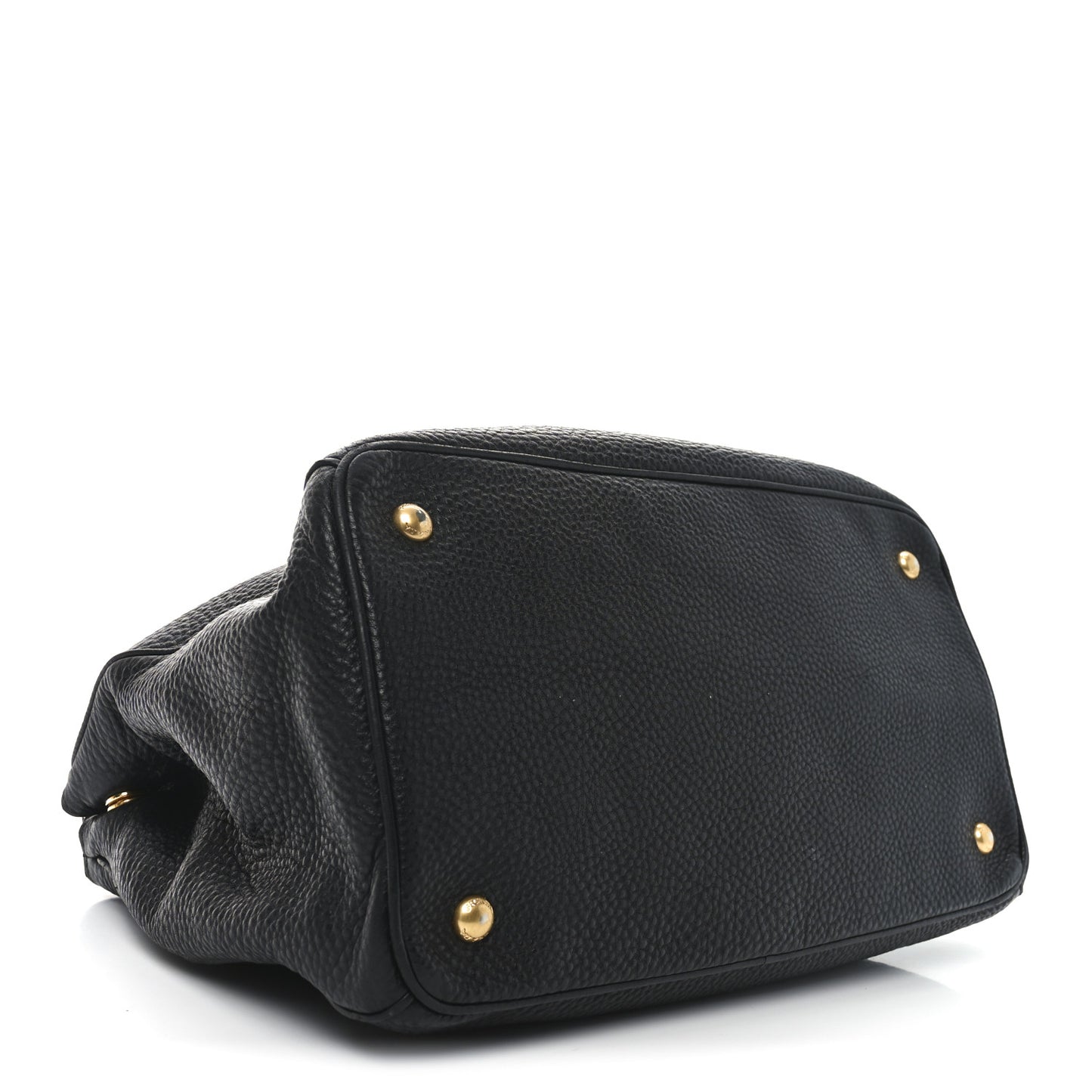 Vitello Daino Tote Black