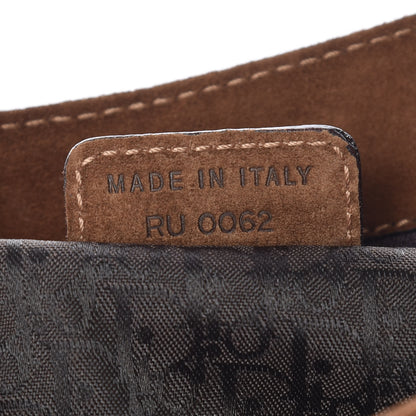 Christian Dior Suede Pony Hair Saddle Bag Brown 9 of 16