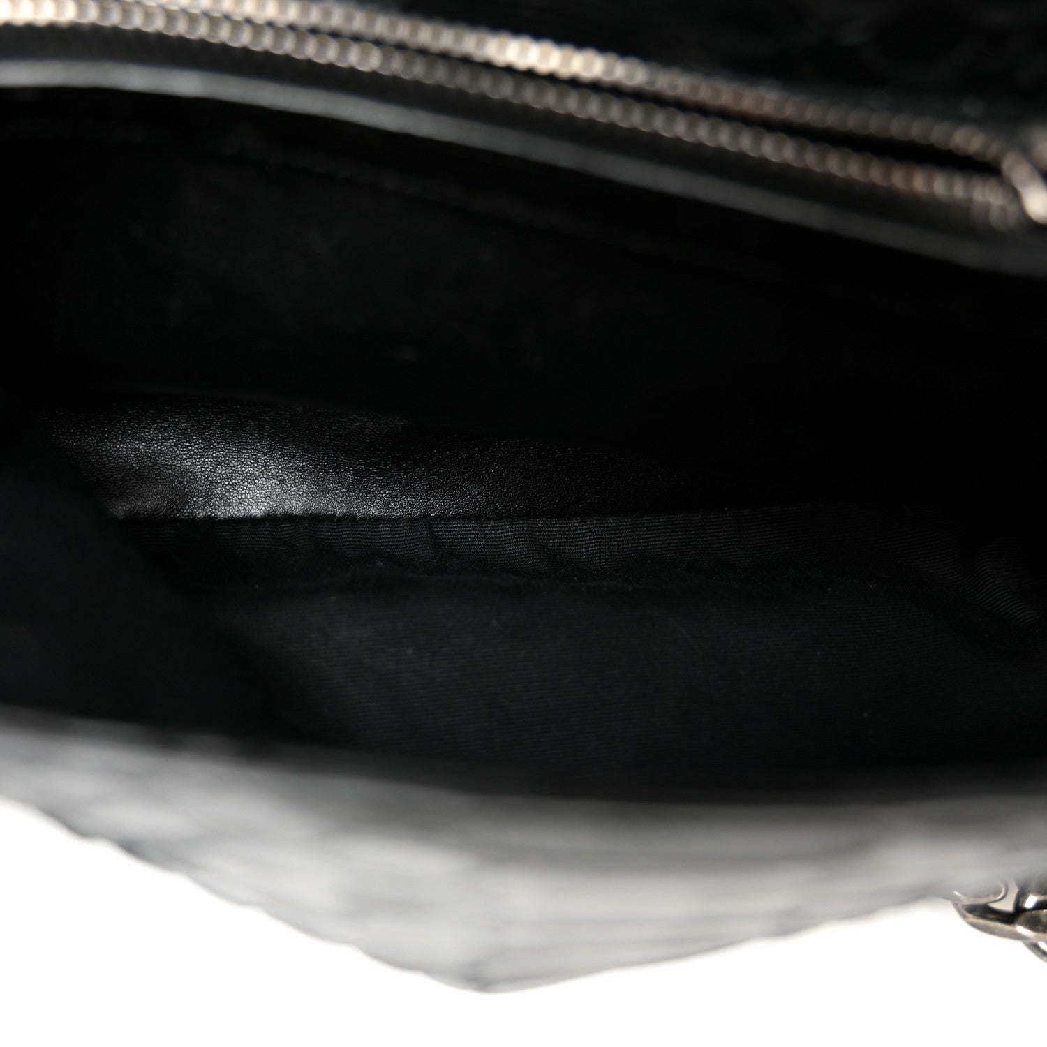 Saint Laurent Calfskin Python Embossed Monogram Medium College Bag Black 5 of 9