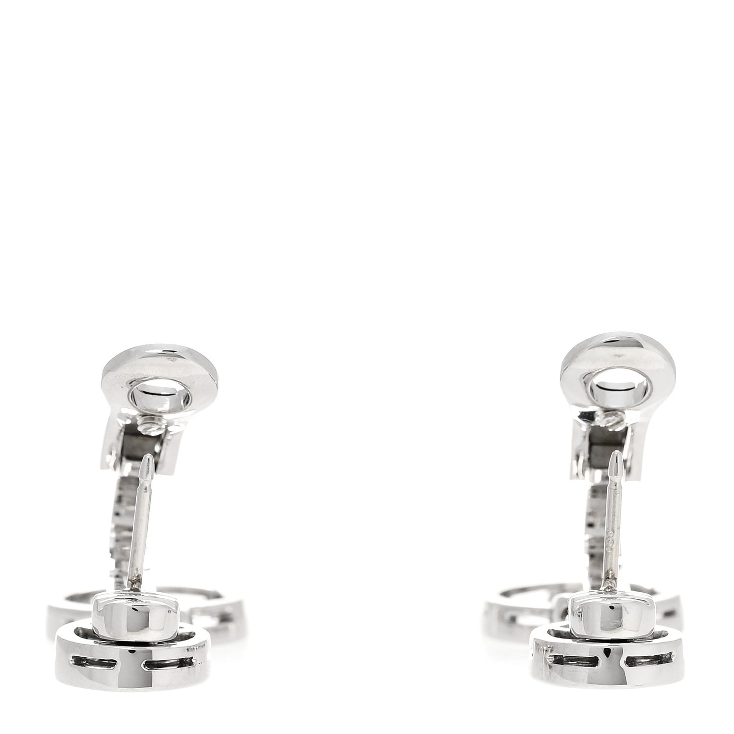 18K White Gold Black Onyx BVLGARI BVLGARI Drop Earrings