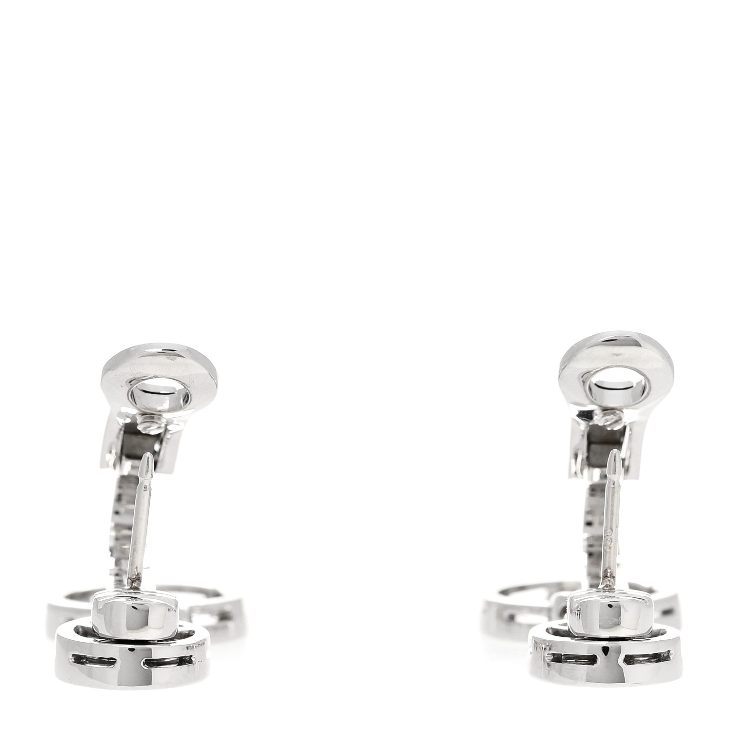 Bulgari 18K White Gold Black Onyx BVLGARI BVLGARI Drop Earrings 3 of 5