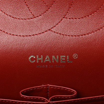 Chanel Patent Quilted Jumbo Double Flap Red 5 of 11