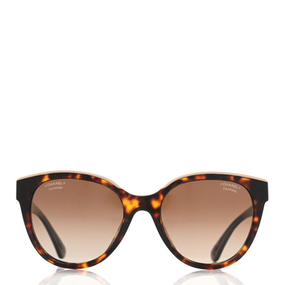 Chanel Acetate Polarized CC Butterfly Sunglasses 5414 Tortoise 3 of 18