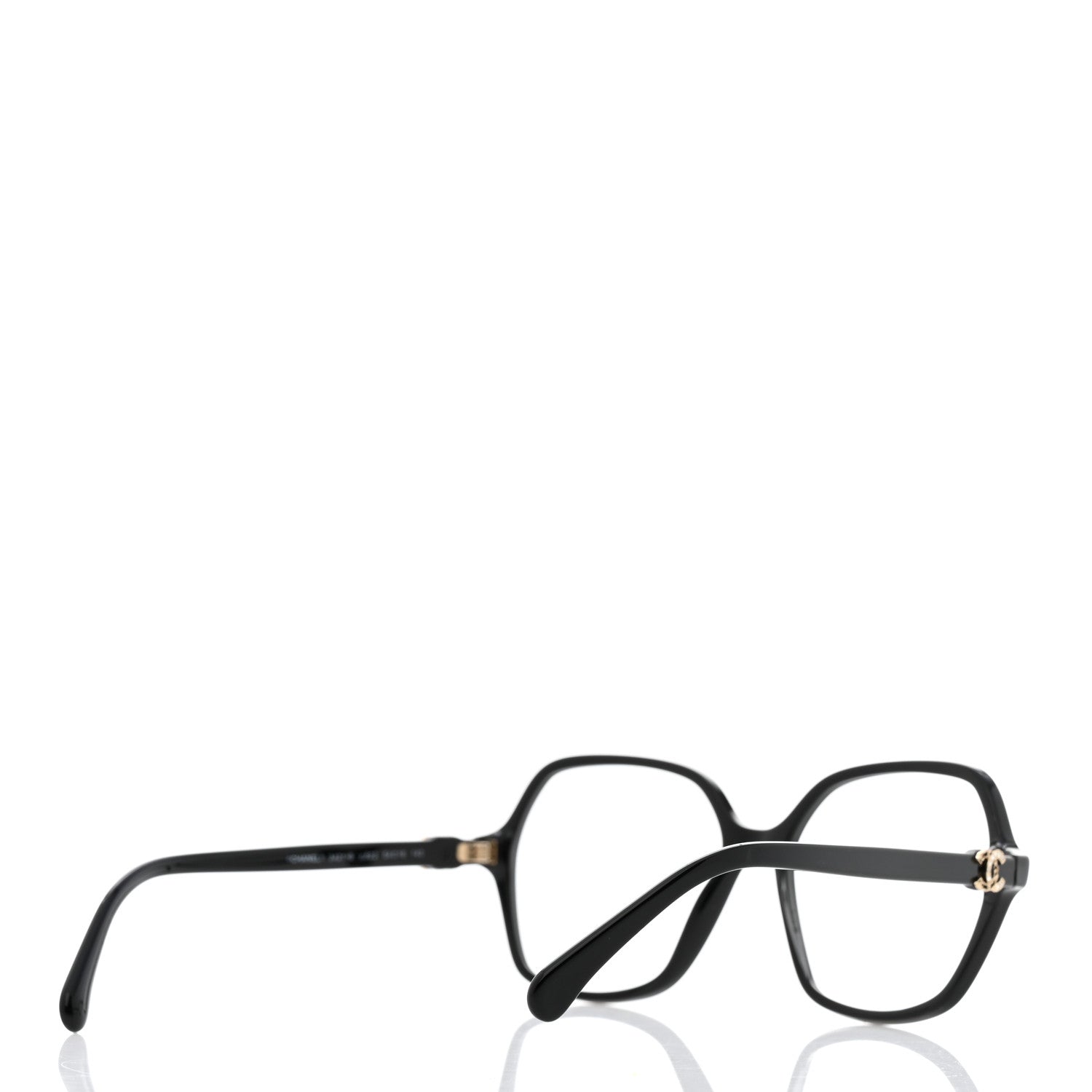 Chanel Acetate CC Eyeglasses 3421-B Black 4 of 7