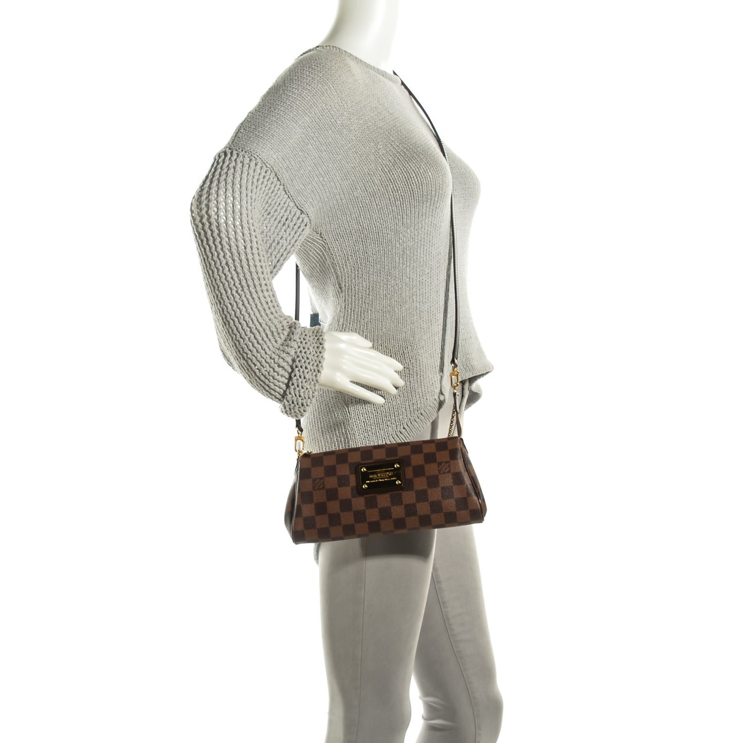 Damier Ebene Eva Clutch