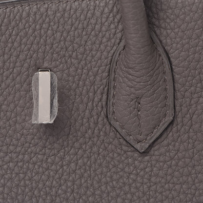 Hermes Togo Birkin 25 Etain 24 of 37