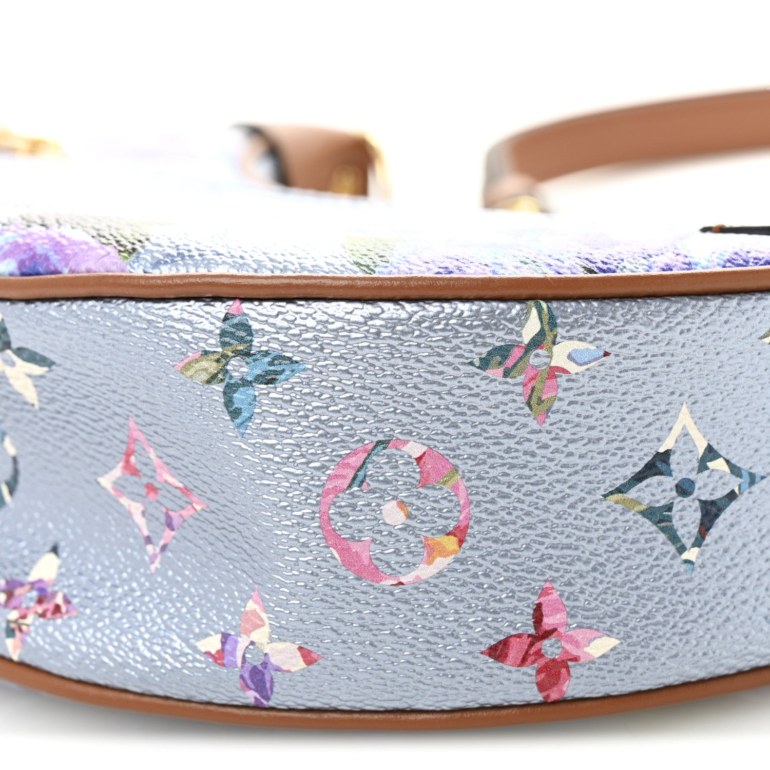 Louis Vuitton Metallic Monogram LV Garden Loop PM Blue 9 of 10
