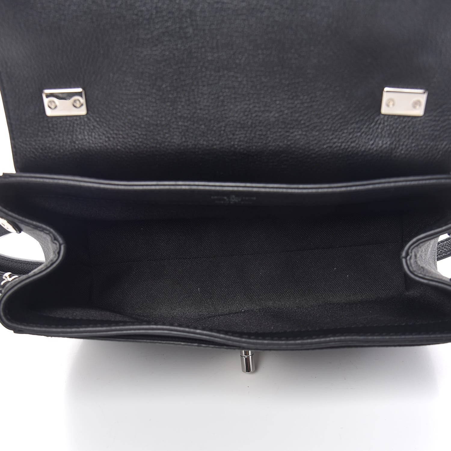 Louis Vuitton Calfskin Lockme II Chain Bag BB Black 6 of 11