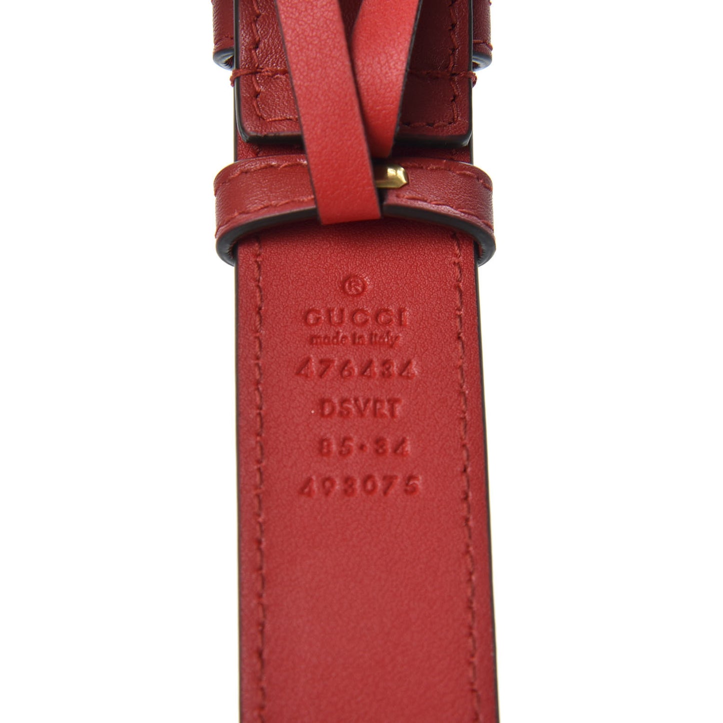 Calfskin Matelasse GG Marmont Belt Bag 85 34 Hibiscus Red