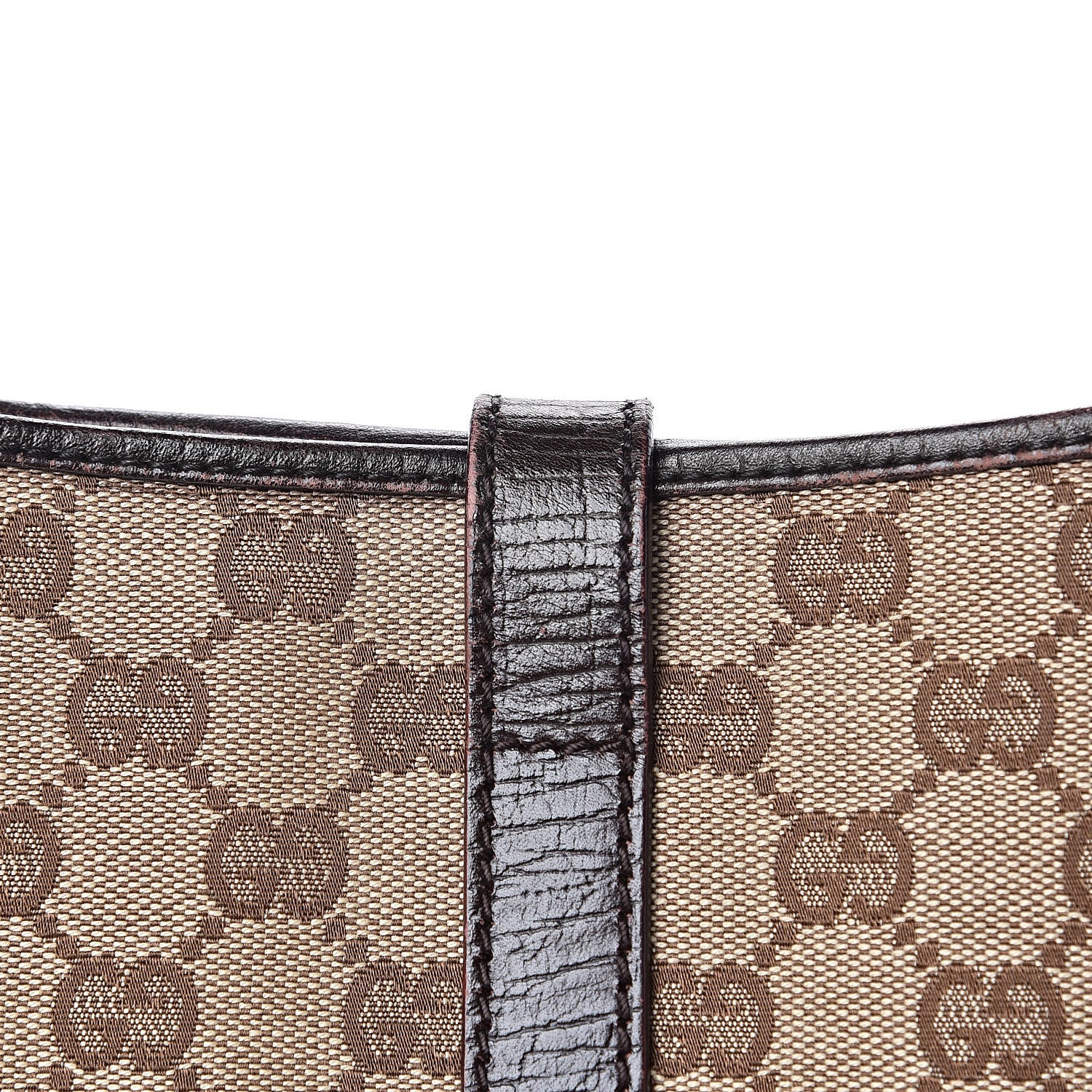 Gucci Monogram Web Jackie O Hobo Dark Brown 13 of 15