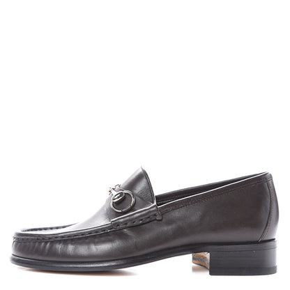 Gucci Calfskin Mens 1953 Horsebit Loafers 5.5 Marrone 1 of 8