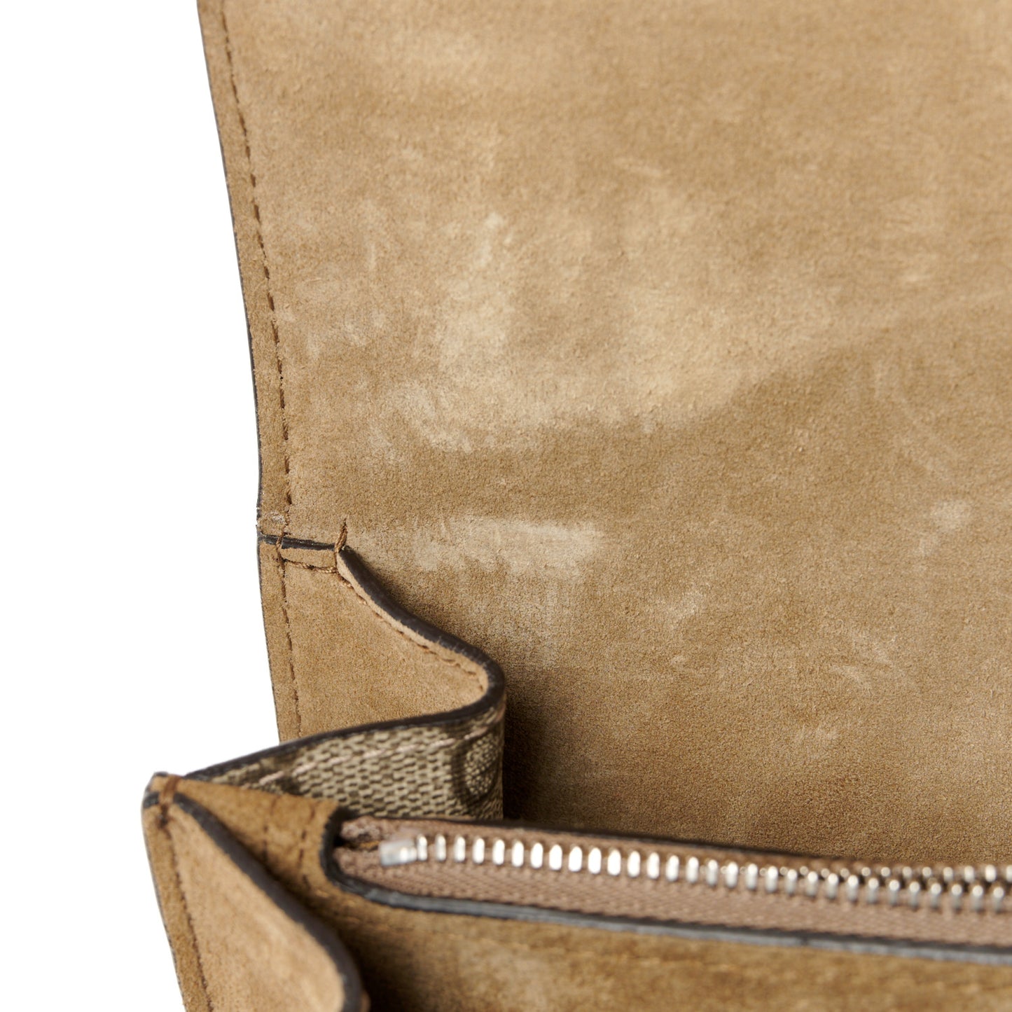 GG Supreme Monogram Small Dionysus Shoulder Bag Taupe