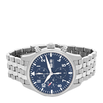 IWC Stainless Steel 40mm Pilot "Le Petit Prince" Chronograph Automatic Watch Blue IW377717 2 of 5