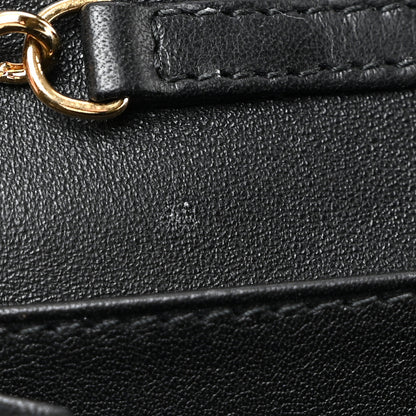 Christian Dior Lambskin Cannage Rendez-vous Chain Wallet Black 11 of 12