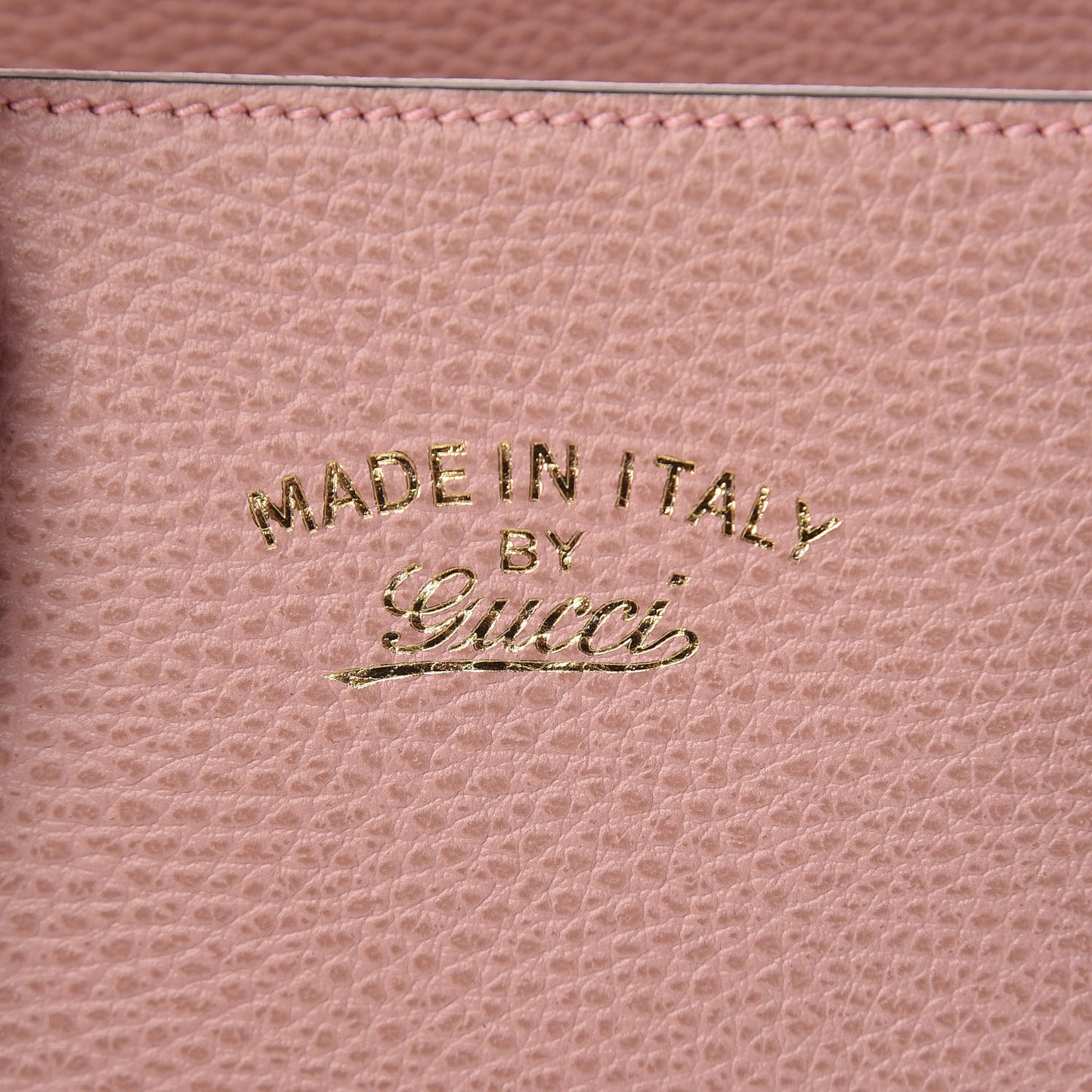 Dollar Calfskin Mini Swing Top Handle Bag Soft Pink