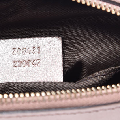 Gucci Metallic Microguccissima GG Cosmetic Case Mauve 7 of 7