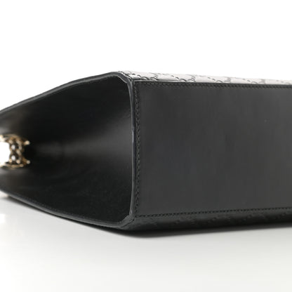 Gucci Guccissima Large Emily Chain Shoulder Bag Black 9 of 17