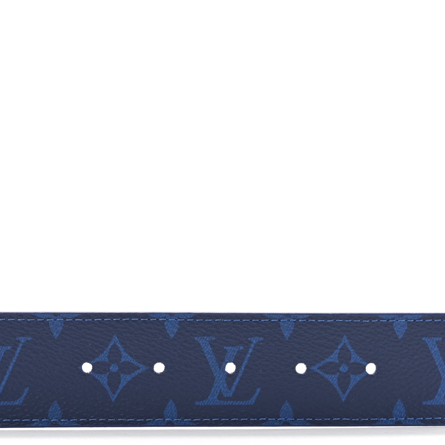 Monogram Taigarama 40mm Reversible LV Initiales Belt 90 36 Cobalt Blue