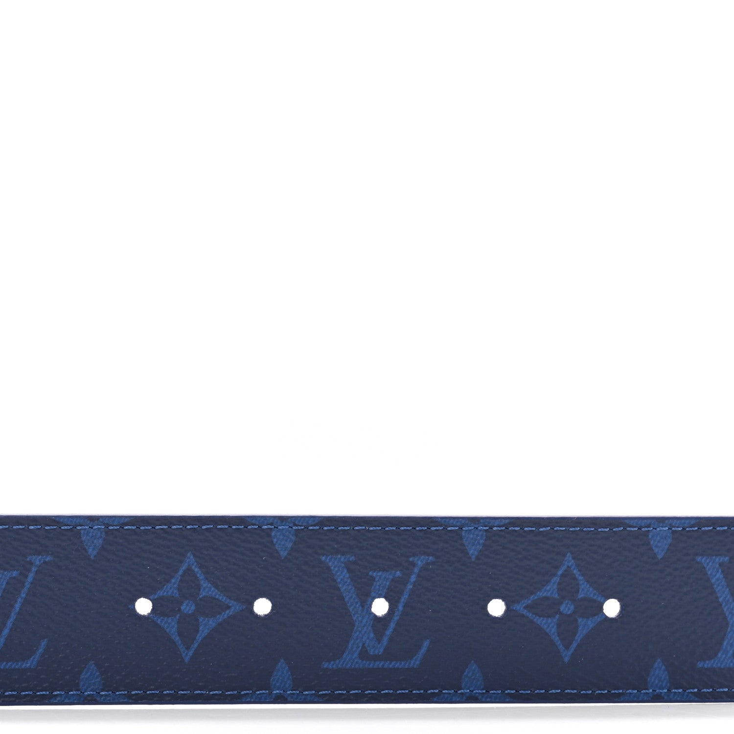 Louis Vuitton Monogram Taigarama 40mm Reversible LV Initiales Belt 90 36 Cobalt Blue 4 of 7