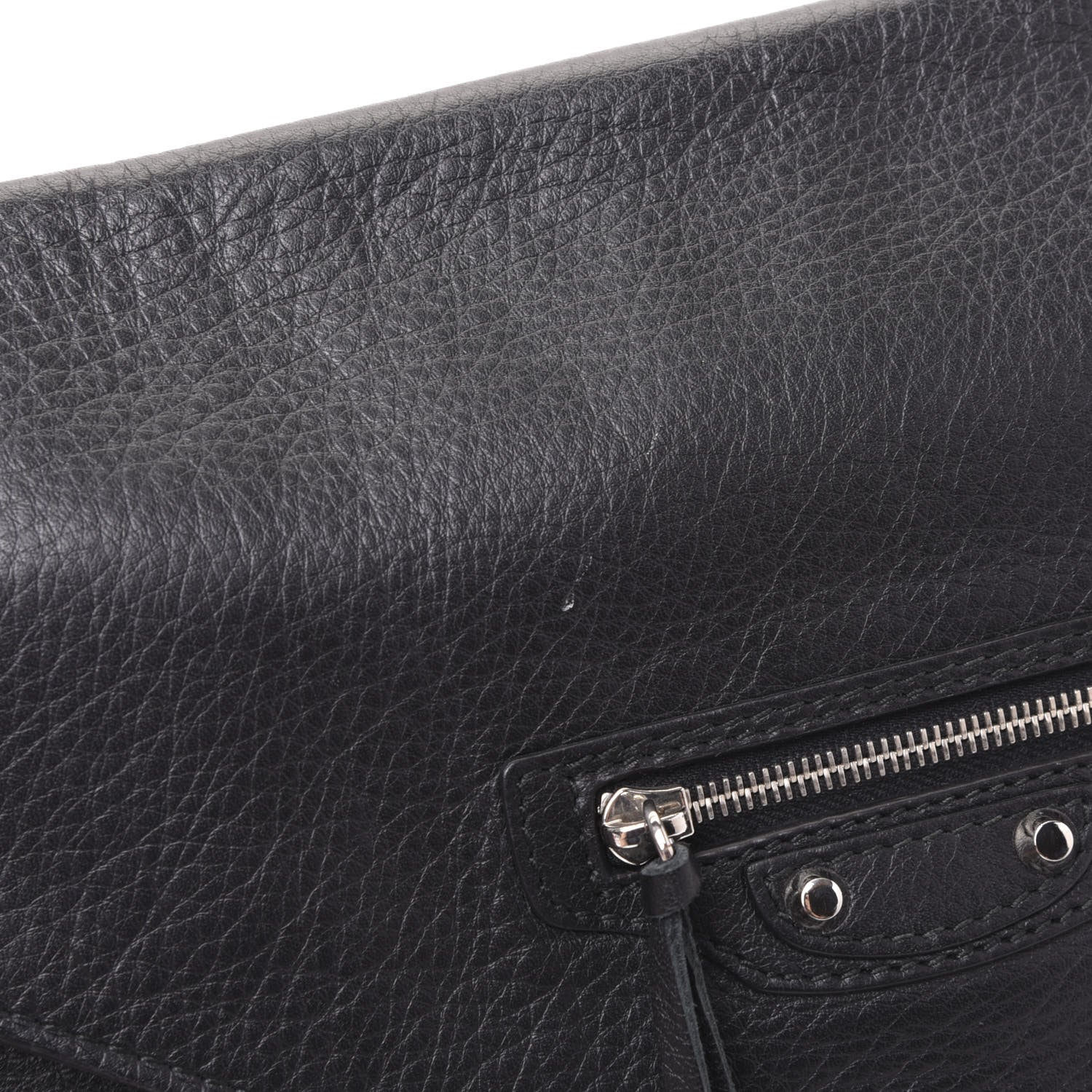 Balenciaga Veau Papier Sight Clutch Black 9 of 9