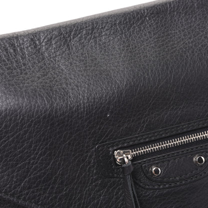 Balenciaga Veau Papier Sight Clutch Black 9 of 9