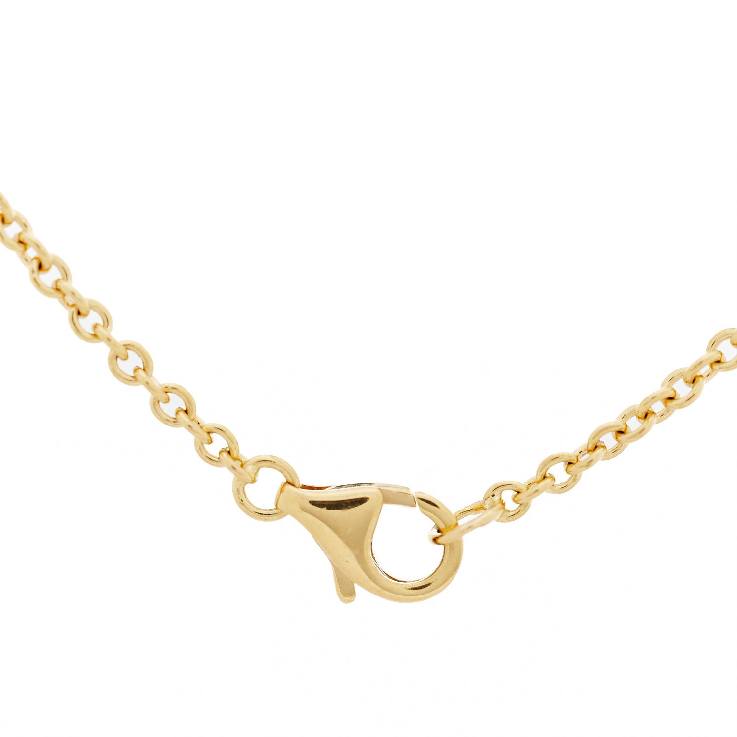 Cartier 18K Yellow Gold Interlocking LOVE Necklace 4 of 9