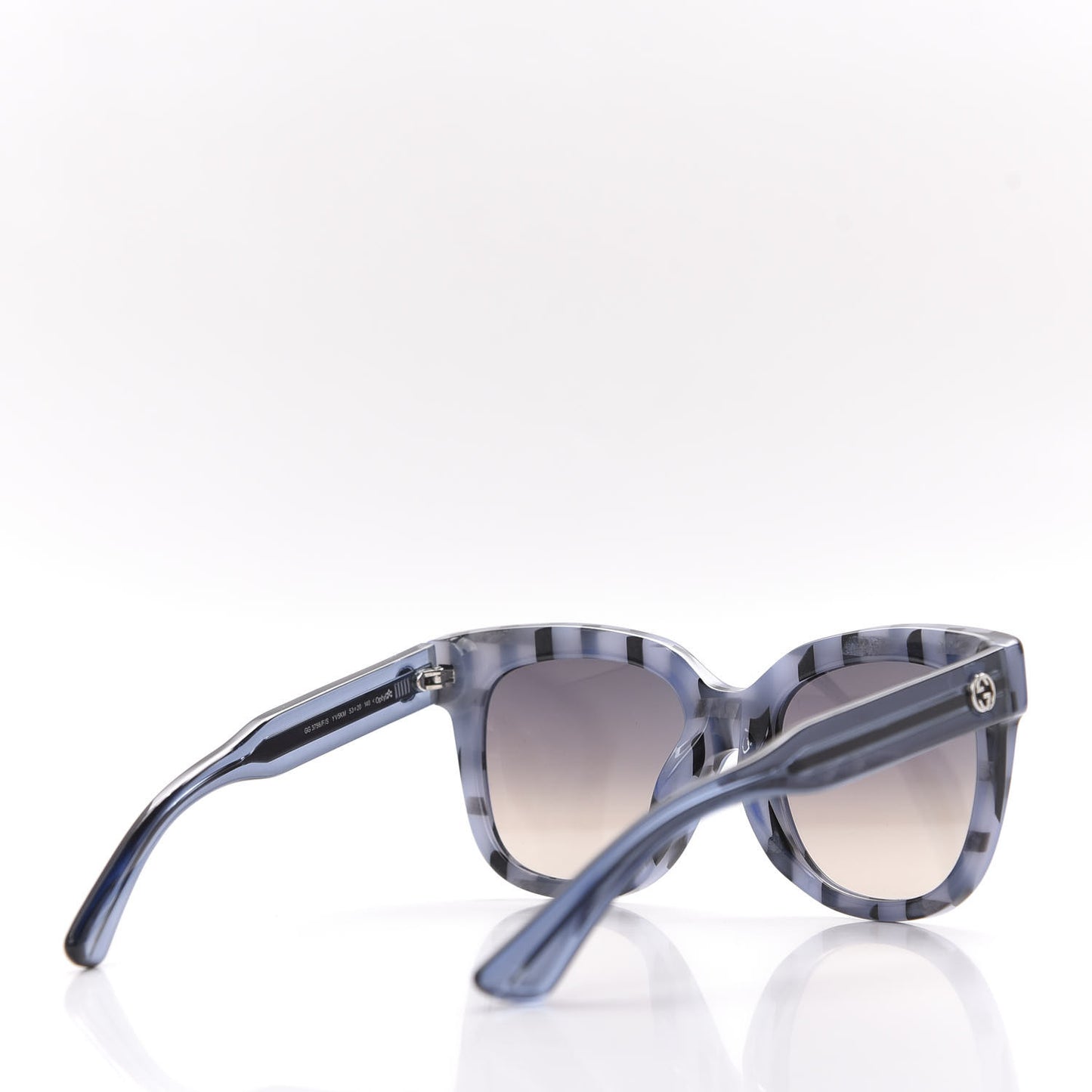Acetate Square Frame Sunglasses GG3756/F/S Blue