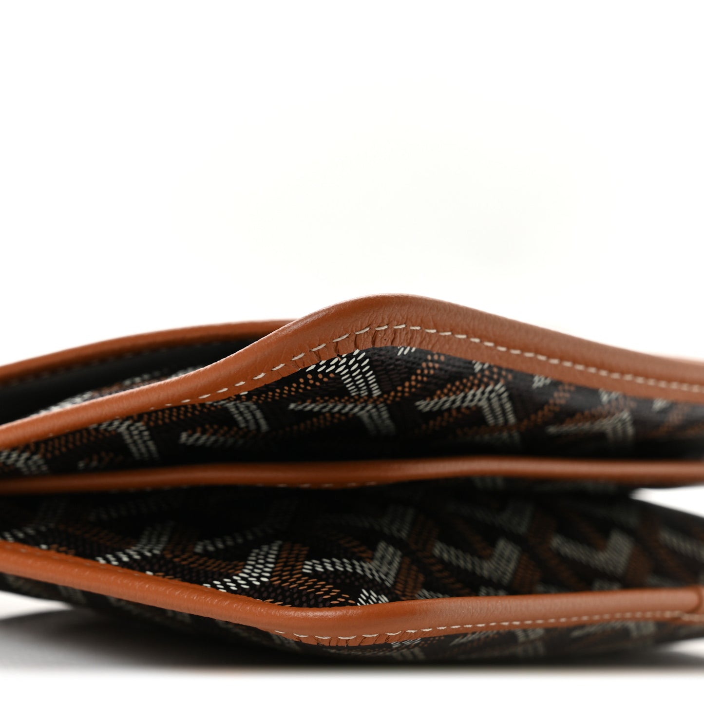 Goyardine Plumet Wallet Clutch Black Gold