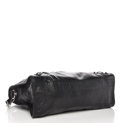 Balenciaga Agneau Classic Silver Hardware City Black 5 of 8