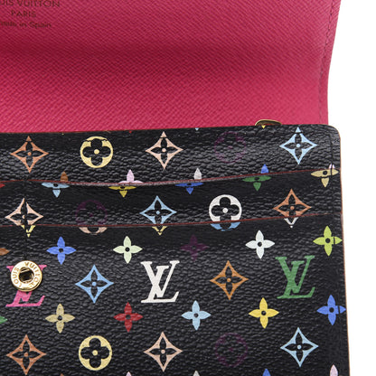 Louis Vuitton Monogram Multicolor Sarah Wallet Black Grenade 9 of 11