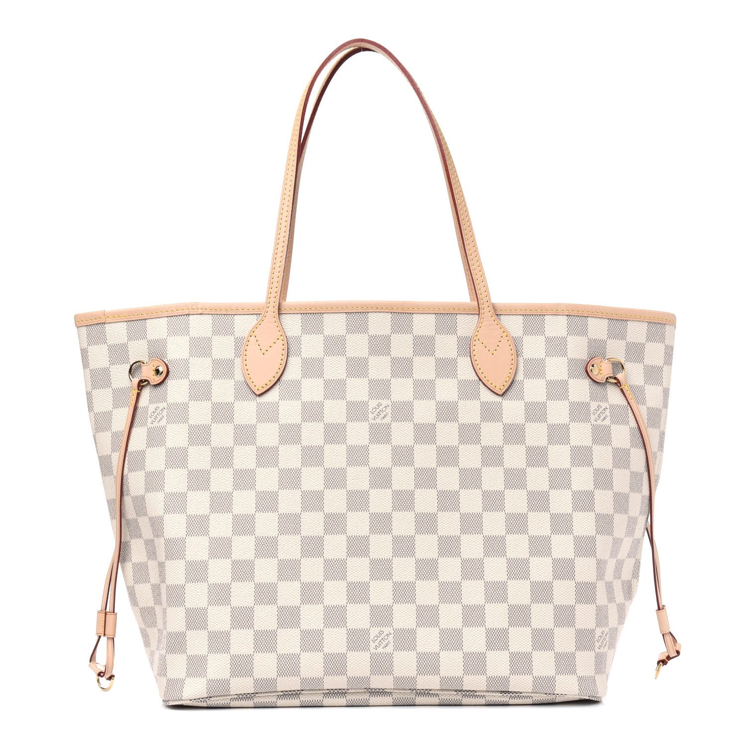 Louis Vuitton Damier Azur Neo Neverfull MM Rose Ballerine 1 of 5