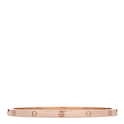 Cartier 18K Pink Gold Small LOVE Bracelet 17 2 of 8