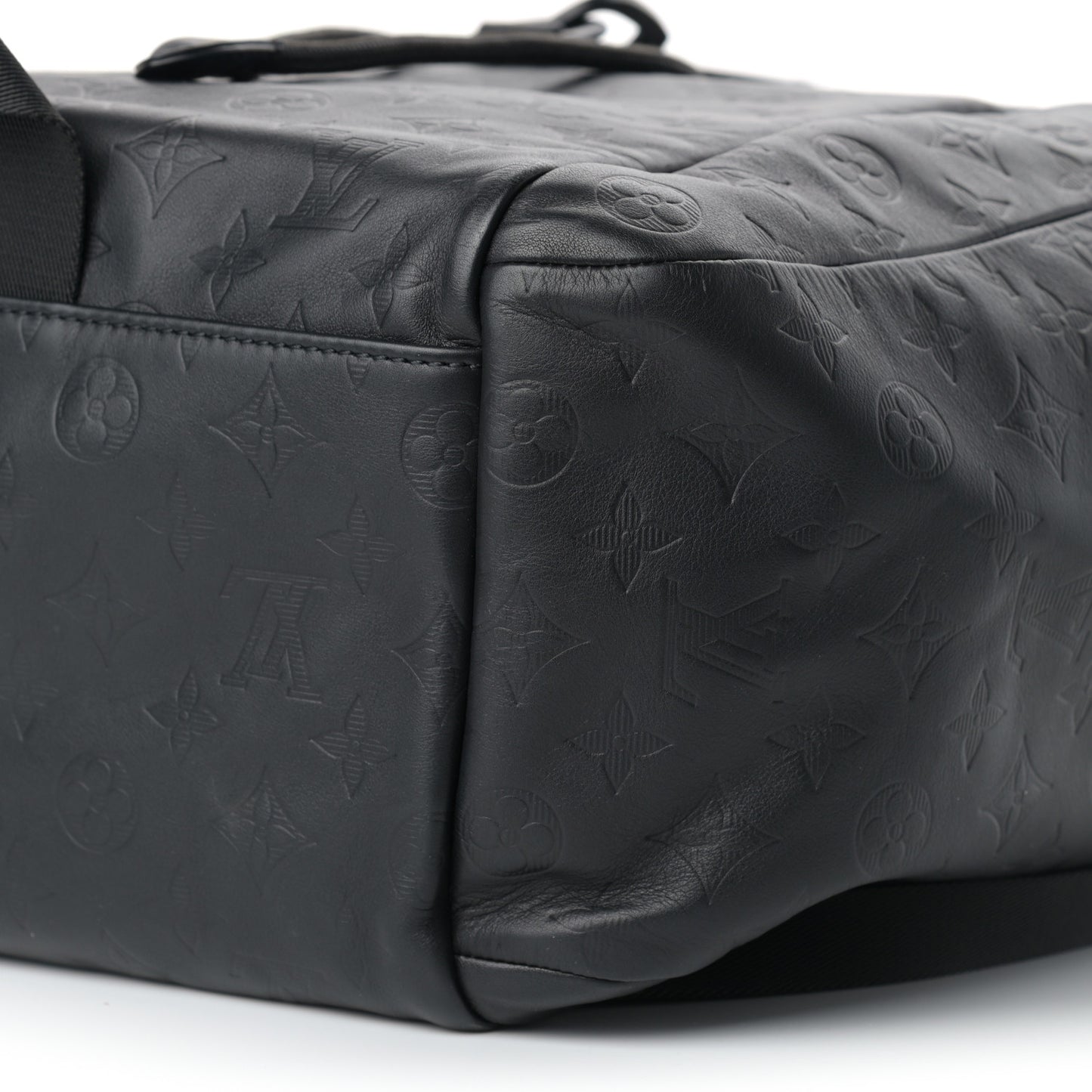 Calfskin Monogram Shadow Discovery Backpack Black