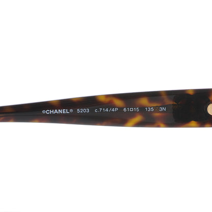 Chanel Acetate CC Sunglasses 5203 Tortoiseshell 4 of 5