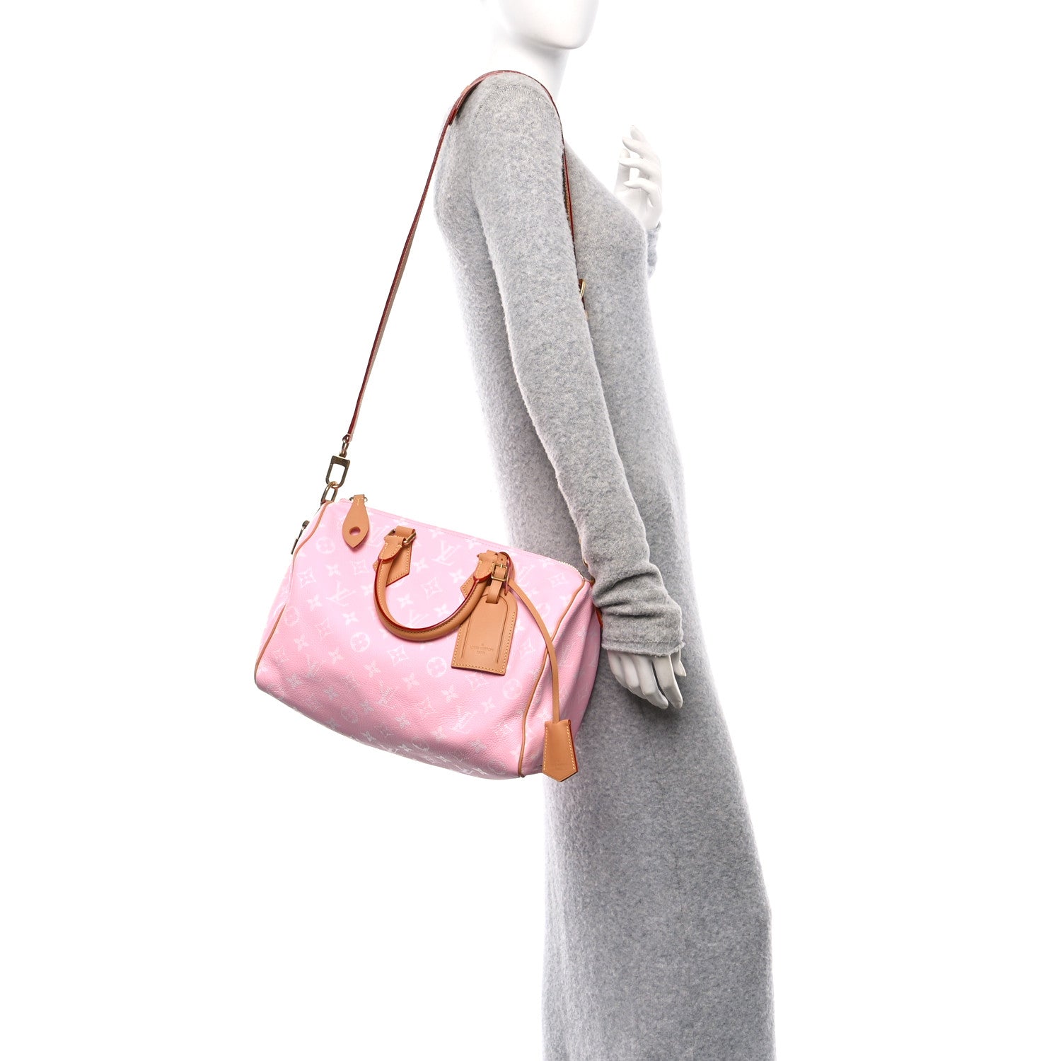 Louis Vuitton Calfskin Monogram Speedy P9 Bandouliere 30 Candy 2 of 11