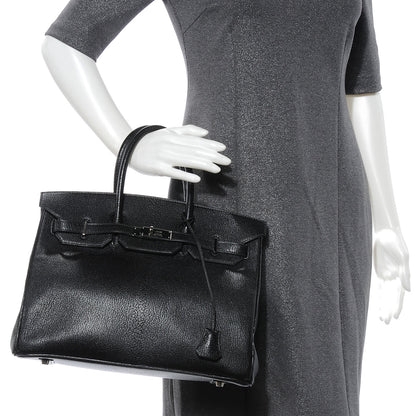Hermes Chevre Birkin 35 Black 2 of 10