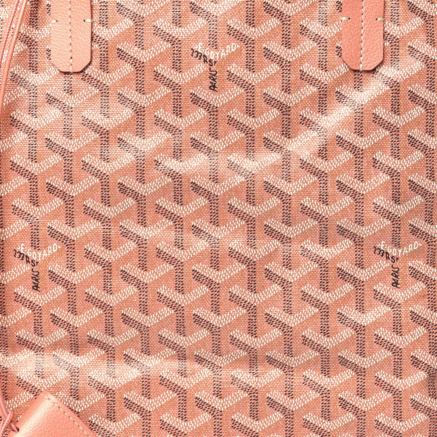 Iridescent Goyardine Saint Louis PM Pearly Coral