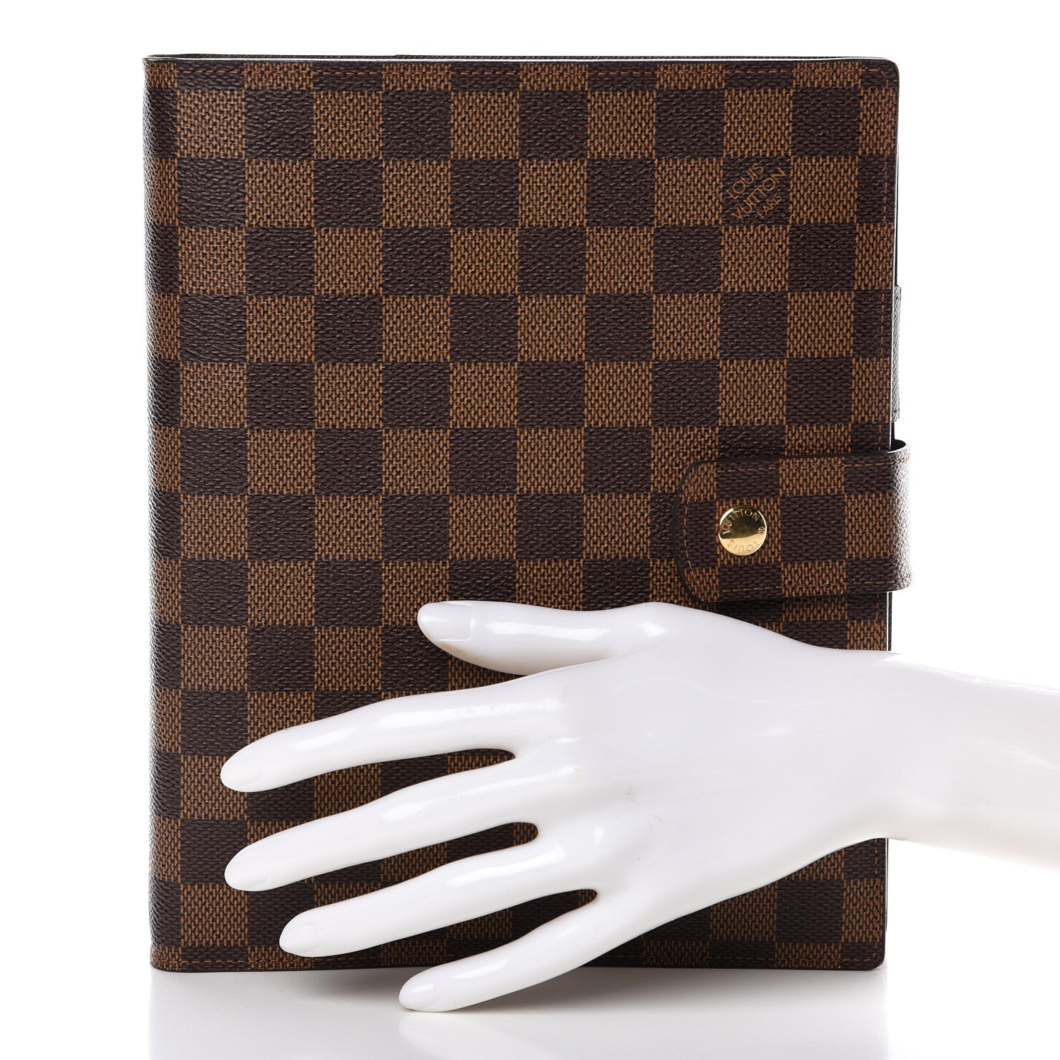 Louis Vuitton Damier Ebene Large Ring Agenda Cover 2 of 8