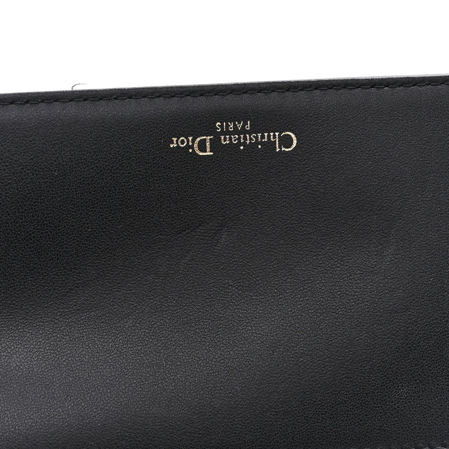 Lambskin Cannage Lady Dior Pouch Black