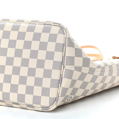 Louis Vuitton Damier Azur Neo Neverfull MM Rose Ballerine 11 of 11